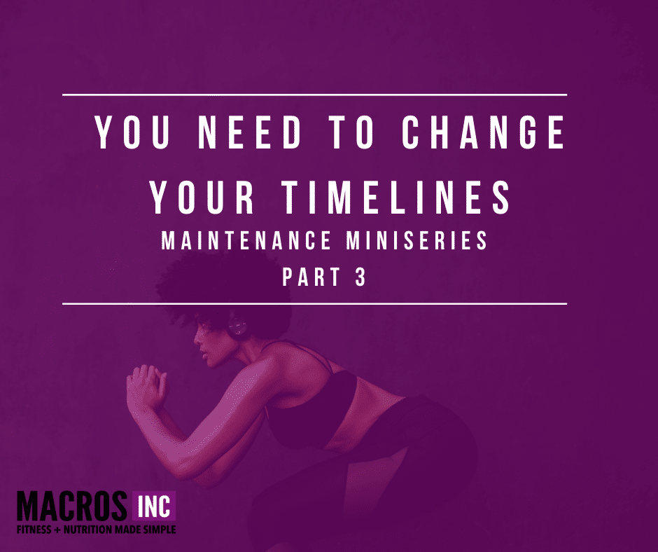 timelines maintenance