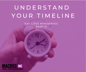 fat loss timeline