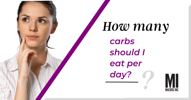 How Many Carbs Should You Eat Per Day To Lose Weight Macros Inc 9195