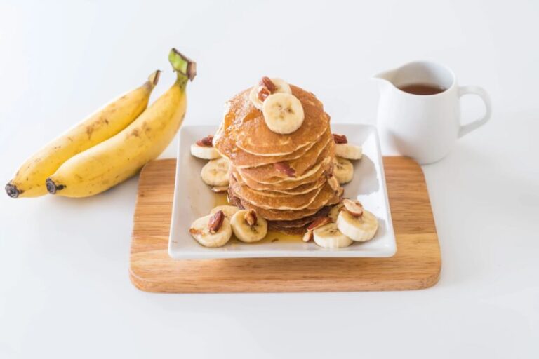 High Protein Banana Breakfast Pancakes