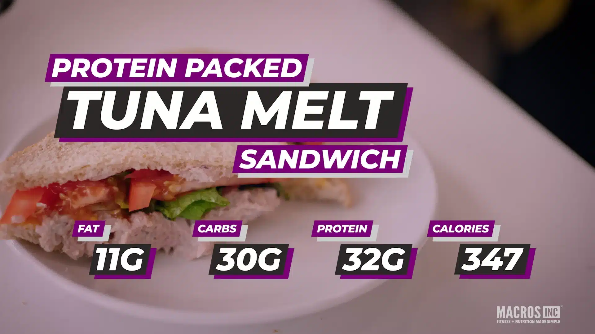 Protein Packed Tuna Melt Sandwich Macros Inc