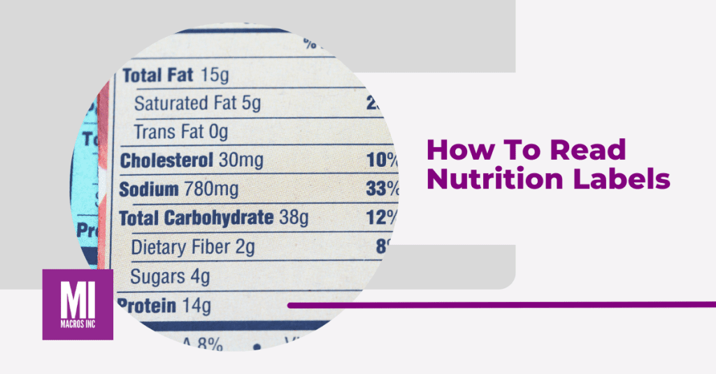 How to read nutrition labels | Macros Inc Guide