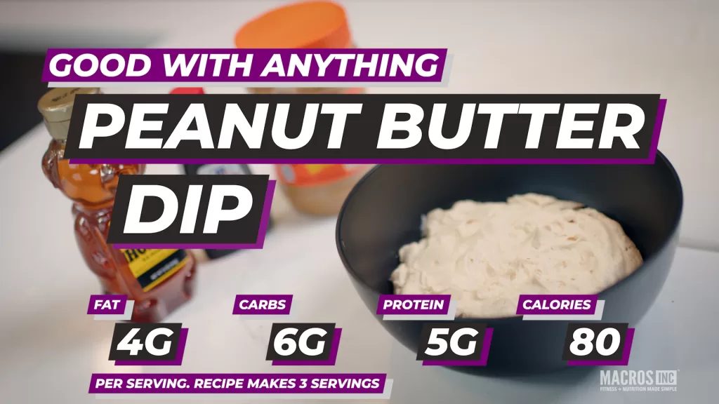 Peanut butter dip | Macros Inc Recipes