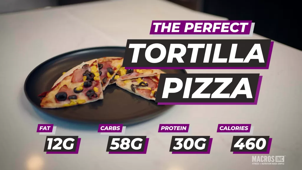 The Perfect Tortilla Pizza | Macros Inc
