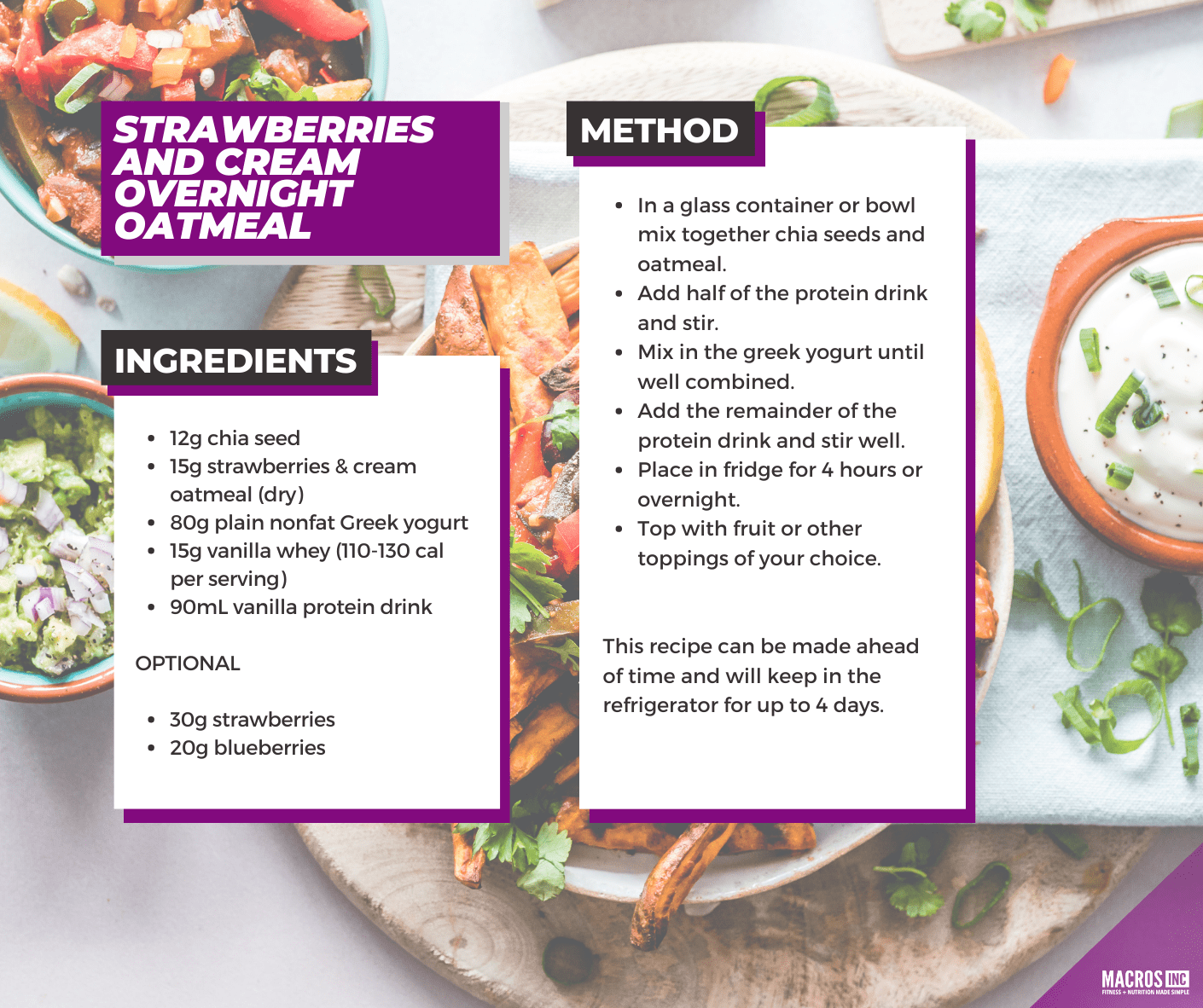 Food made simple a macro friendly cookbook for healthy living