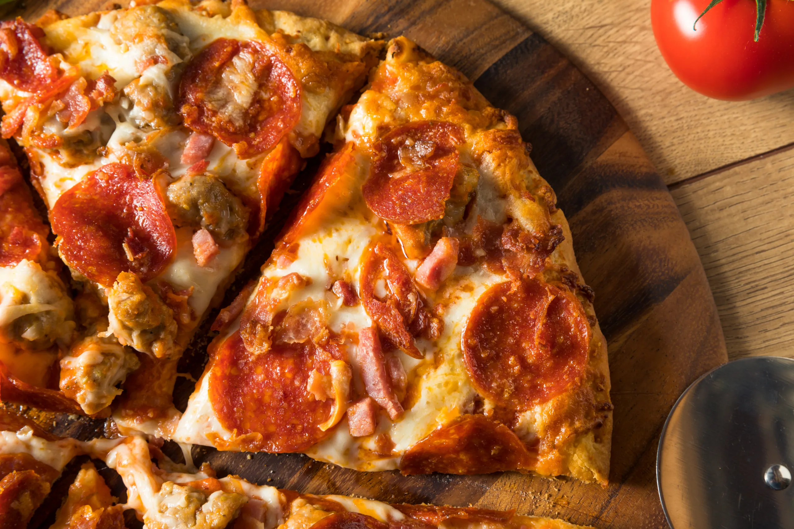 Meat Lover's Pizza - 12g Fat, 24g Carbs, 35g Protein and 345 Calories per pizza