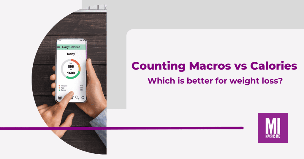 Counting macros vs calories, is one better for weight loss?