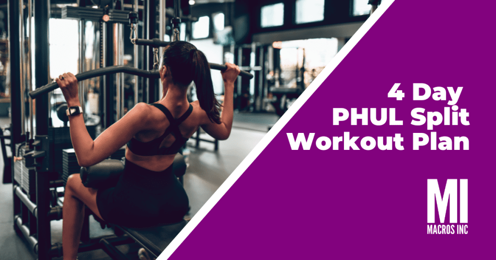 PHUL workout, 4 day, 12 week free routine