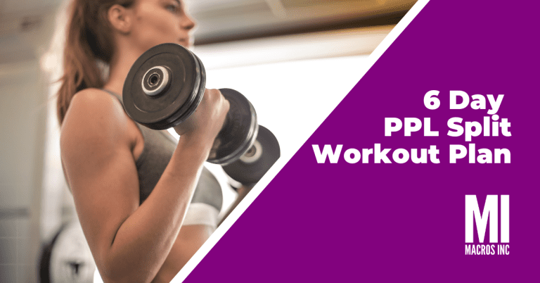 6-Day Push/Pull/Legs (PPL) Workout Plan - Macros Inc