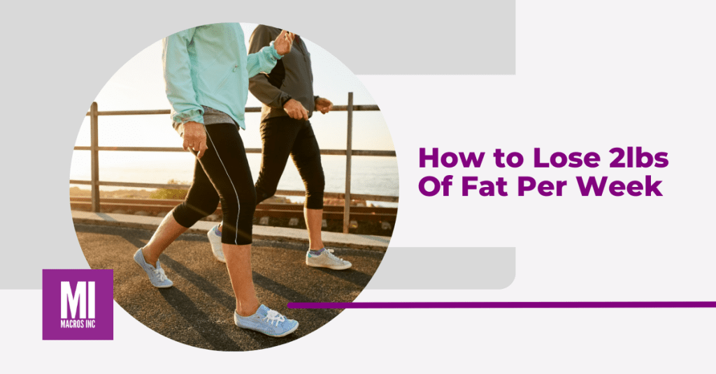 how to lose 2 lbs of fat per week