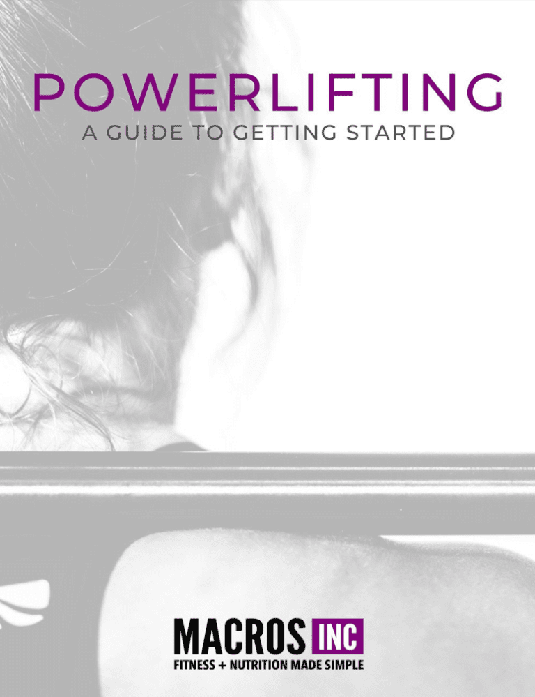 Getting Started With Powerlifting A Beginner's Guide Macros Inc