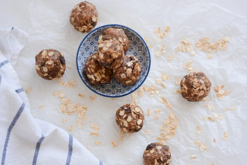 Christmas Pudding Protein Balls