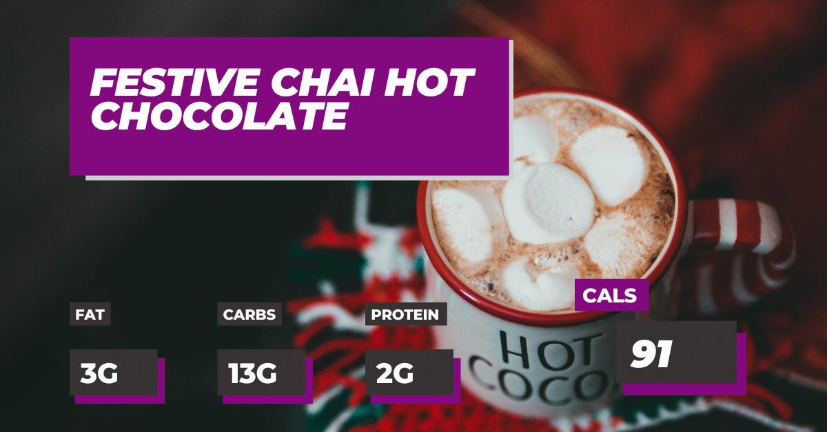 Festive Chai Hot Chocolate - Macros Inc