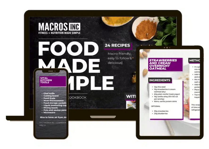macro friendly recipe cookbook by macros inc