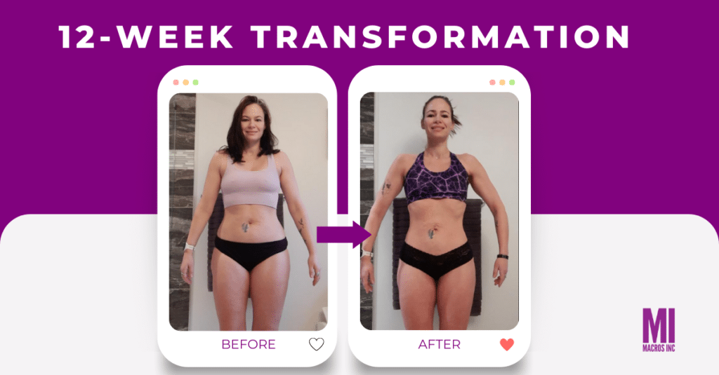 Amy's 12-Week Weight-Loss Transformation Before & After Images