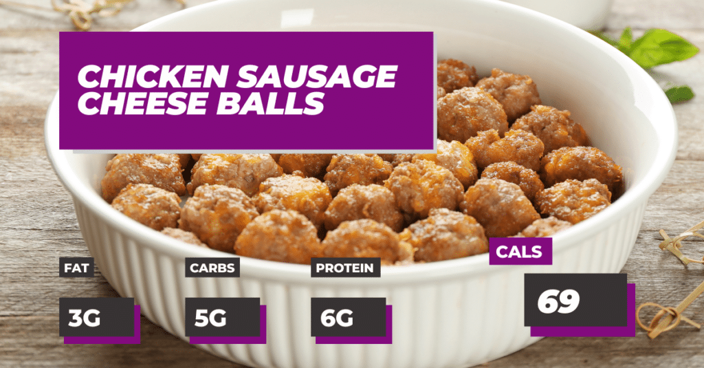 Chicken Sausage Cheese Balls | Macros Inc Recipes