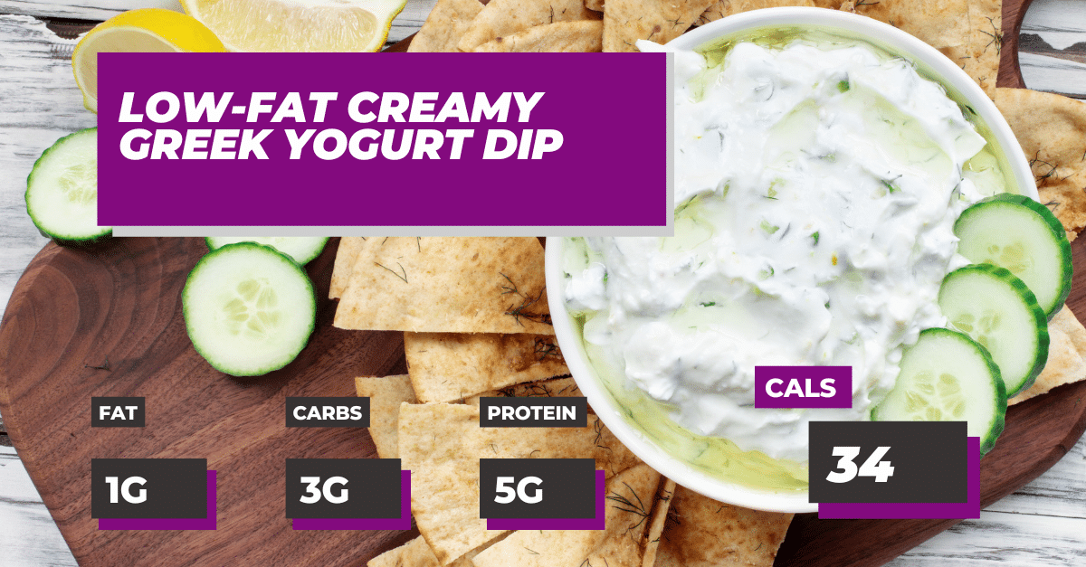 Low-Fat Creamy Greek Yogurt Dip - Macros Inc
