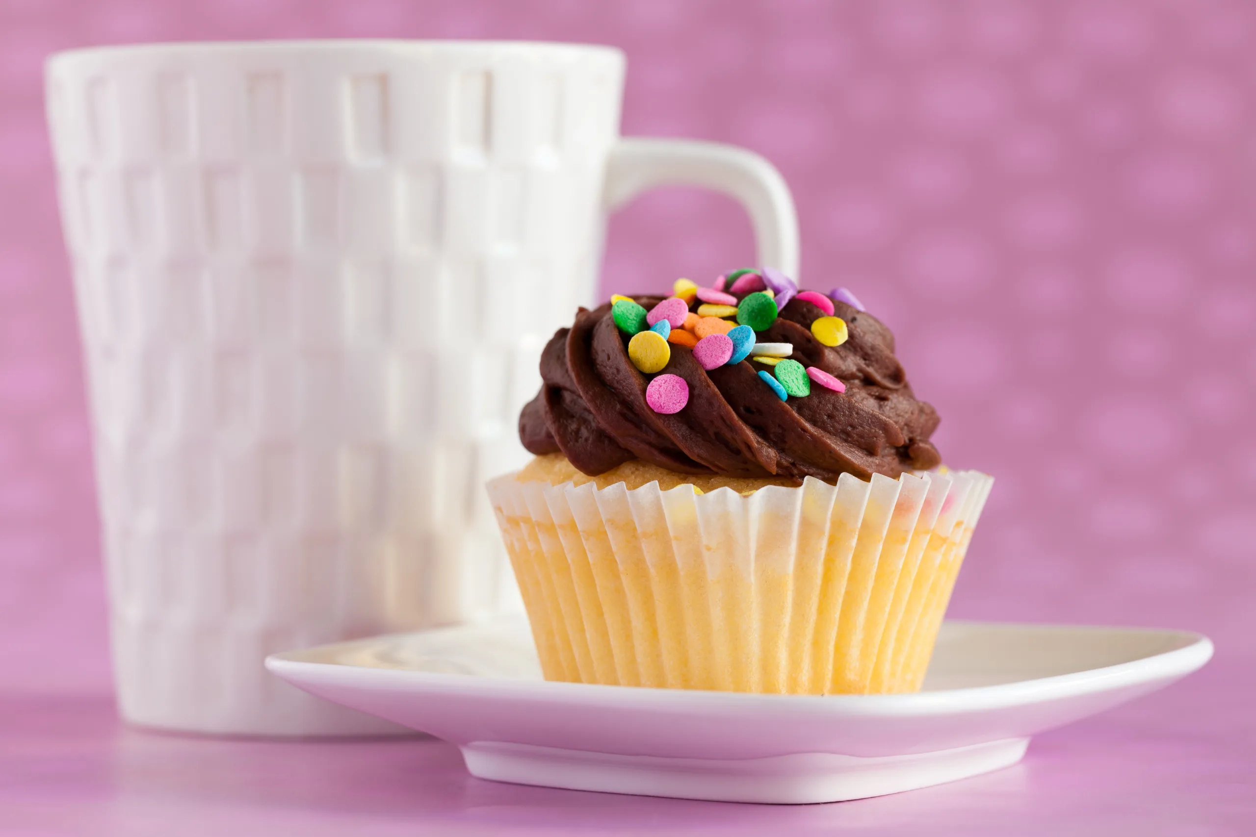 Simple Protein Cupcakes Recipe, Fat: 4g, Carbs: 14g, Protein: 6g, Calories 99 per cupcake