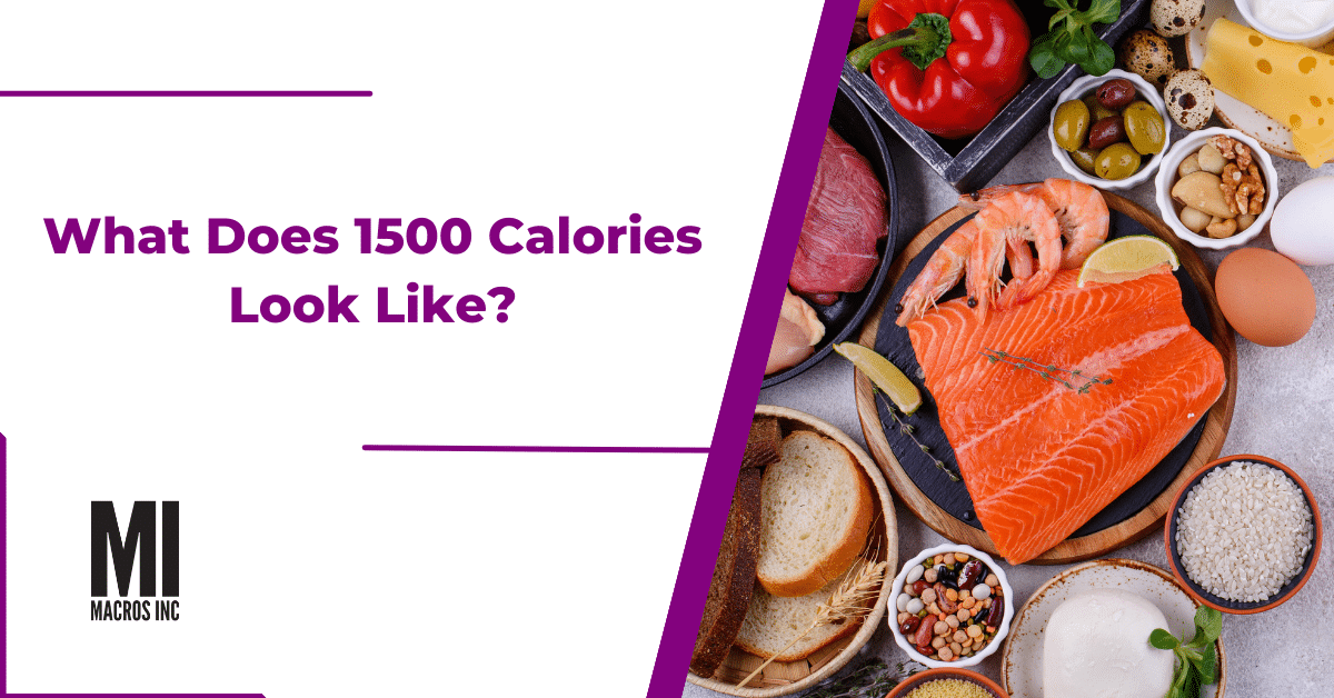 What Does 1500 Calories Look Like? - Macros Inc