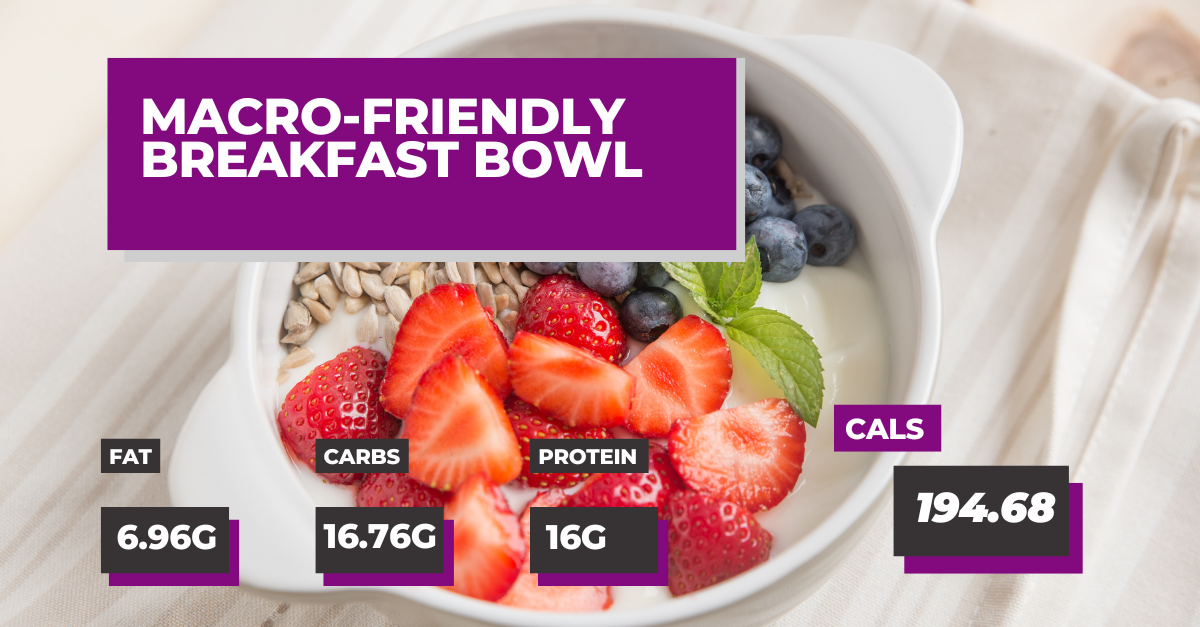 Macro-Friendly Breakfast Bowl - Macros Inc