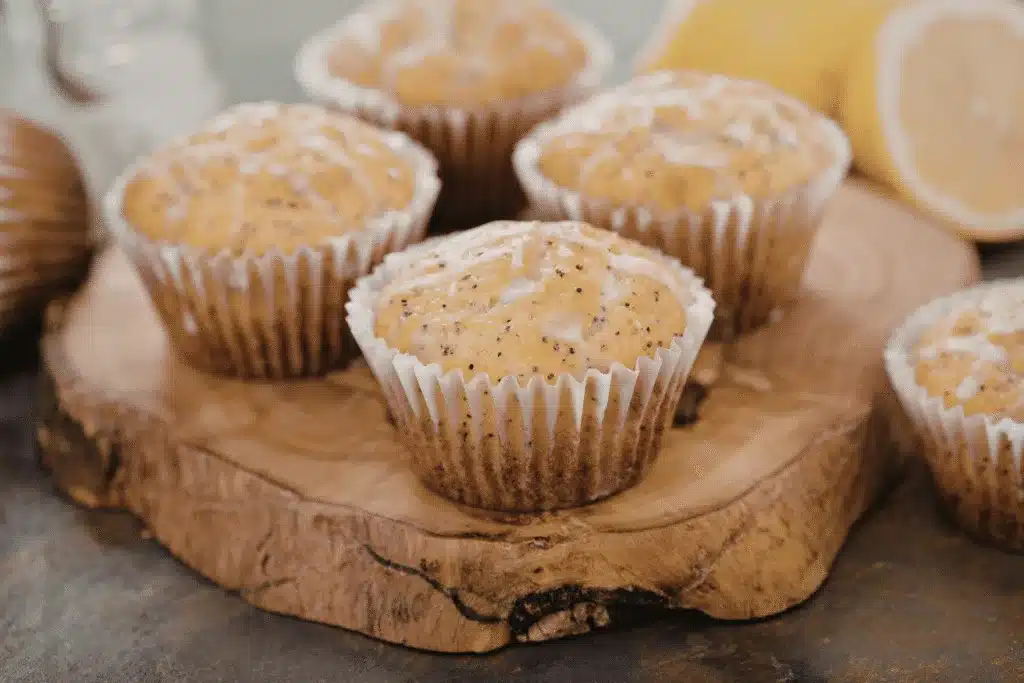 Protein Lemon Poppy Seed Muffins