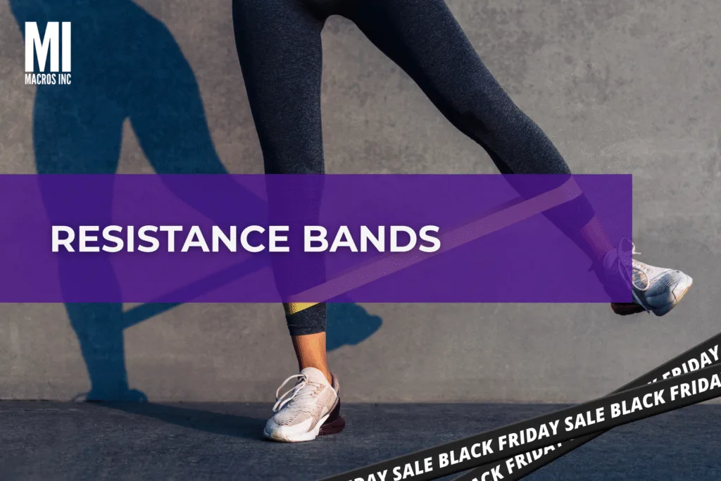 A woman using Resistance Bands