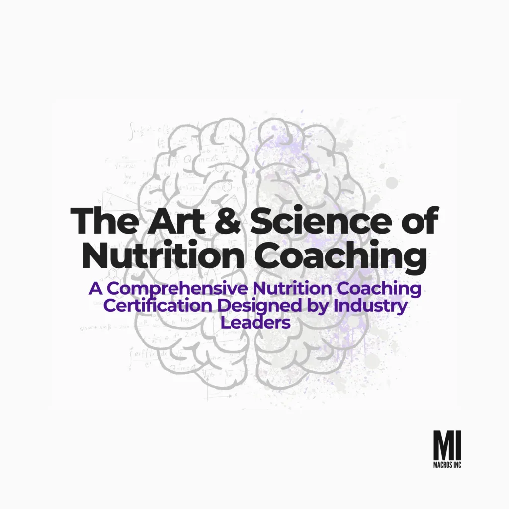 The Art & Science of Nutrition Coaching