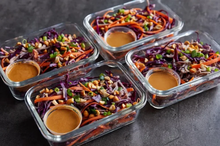 Cold Peanut Noodle Salad Meal Prep