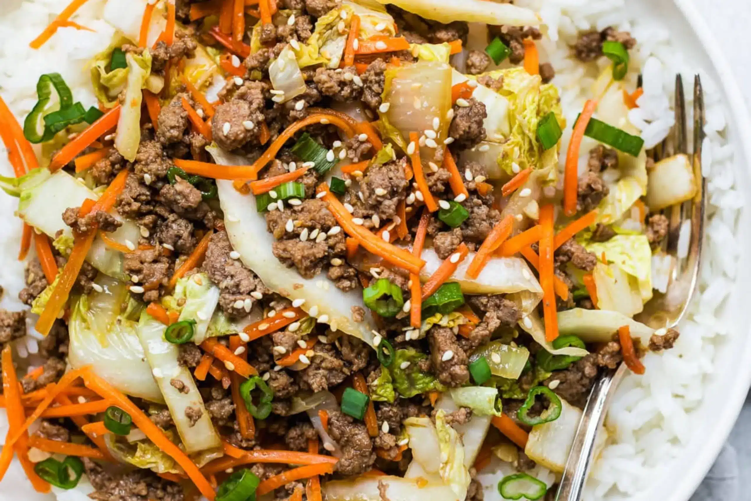 Beef and Cabbage Stir Fry - Macros Inc