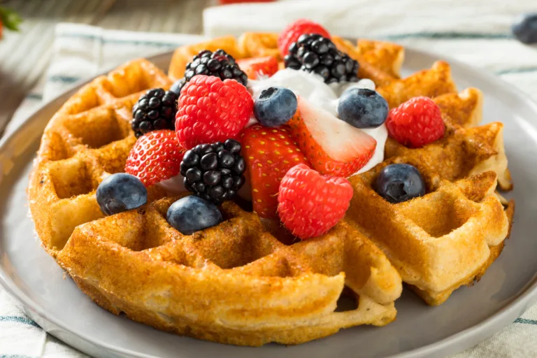 Fluffy Protein Waffles
