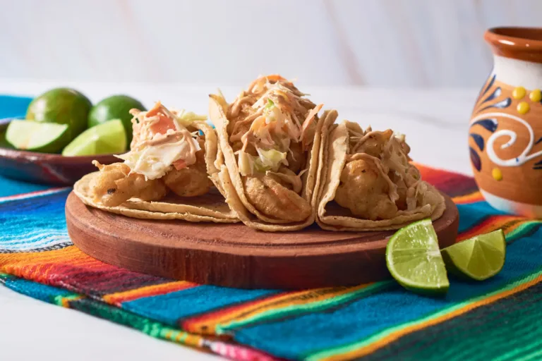 Baja Fish Tacos with Lime Slaw
