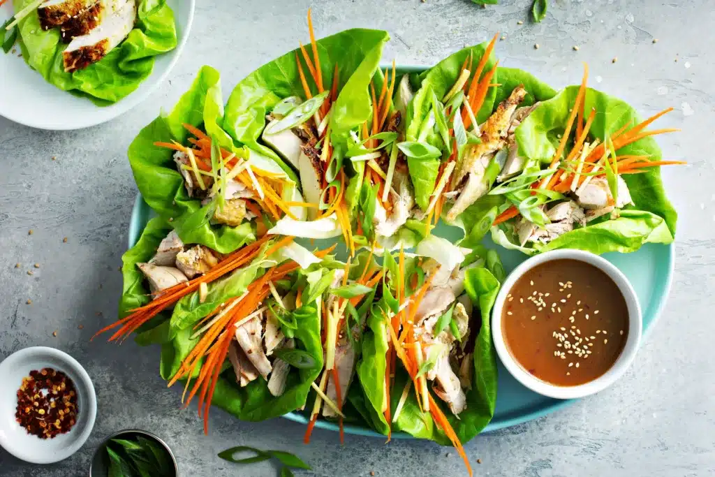 Takeout-Style Chicken Lettuce Wraps