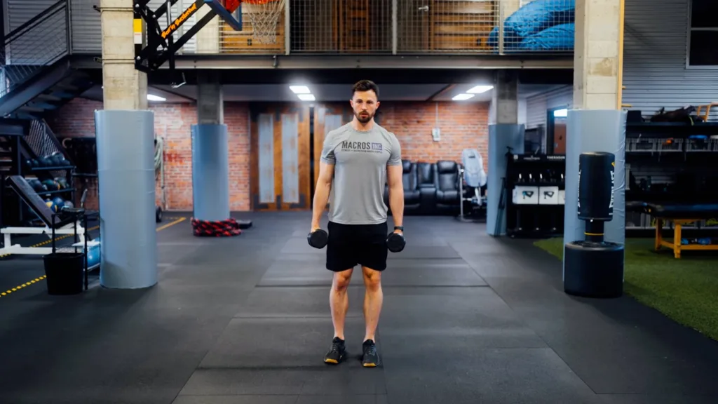 dumbbell-lunge-poster