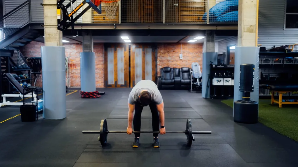 stiff-leg-barbell-deadlift-poster