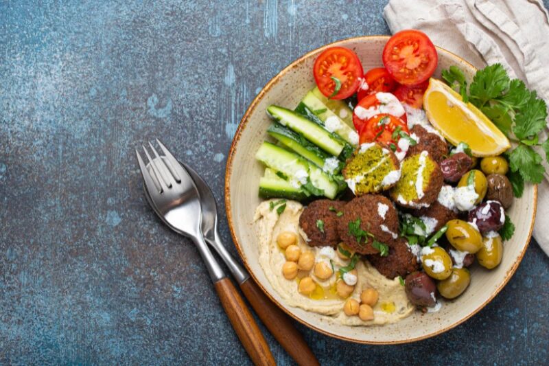Baked Falafel Bowls