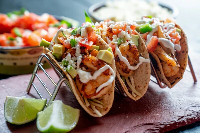 Street-Style Shrimp Tacos