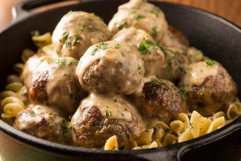 Creamy Swedish Meatballs